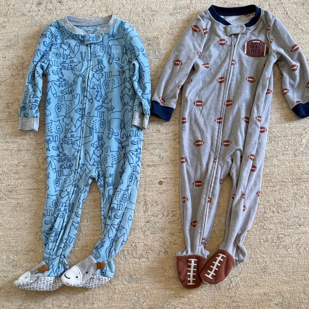 Carters footed jamies